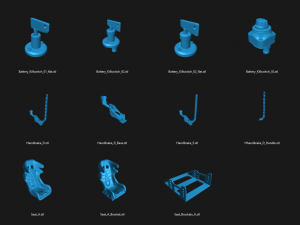 Drift Car Interior kit 2 printable Model do druku 3D