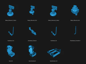 Drift Car Interior kit 2 printable 3D Print Model