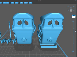 Drift Car Interior kit 2 printable 3D Print Model