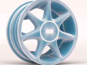 RS7 Softline printable rim 3D Print Model