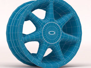 RS7 Softline printable rim 3D Print Model