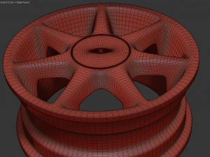 RS7 Softline printable rim 3D Print Model