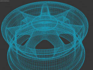 RS7 Softline printable rim 3D Print Model