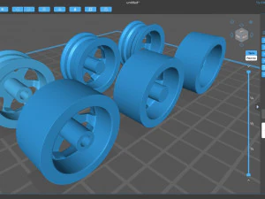 RS7 Softline printable rim 3D Print Model