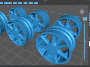 RS7 Softline printable rim 3D Print Model
