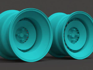 Hydron Superdisc Plus Wheels printable 3D Print Model