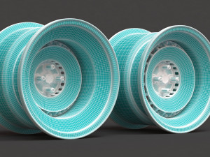 Hydron Superdisc Plus Wheels printable 3D Принт Модель