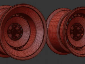 Hydron Superdisc Plus Wheels printable 3D Print Model