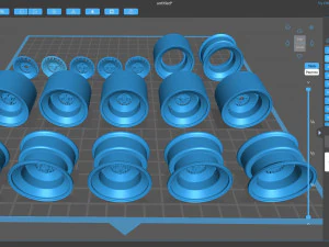 Hydron Superdisc Plus Wheels printable 3D Print Model