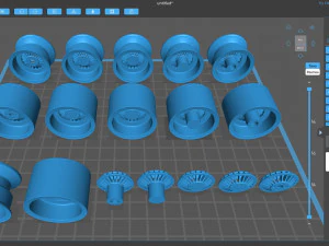 Hydron Superdisc Plus Wheels printable 3D Print Model