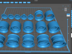 Hydron Superdisc Plus Wheels printable 3D Print Model