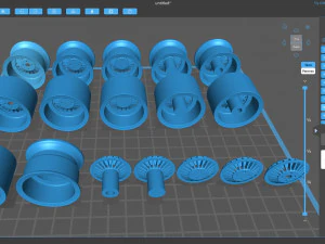 Hydron Superdisc Plus Wheels printable 3D Print Model