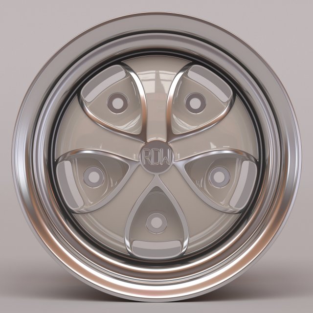 VW RDW Randar rim printable 3D Принт Модель .c4d .max .obj .3ds .fbx .stl .blend 