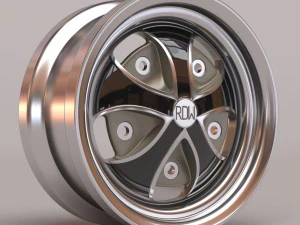 VW RDW Randar rim printable 3D Print Model