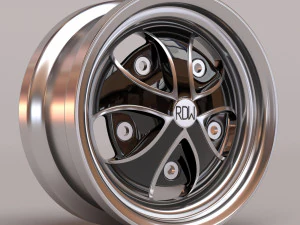 VW RDW Randar rim printable 3D Print Model