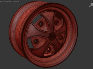 VW RDW Randar rim printable 3D Print Model