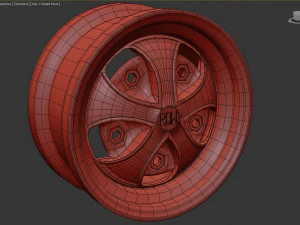 VW RDW Randar rim printable 3D Print Model