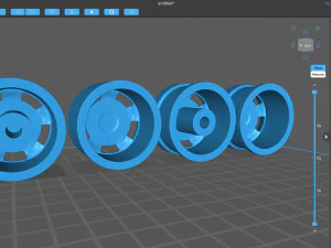 VW RDW Randar rim printable 3D Print Model