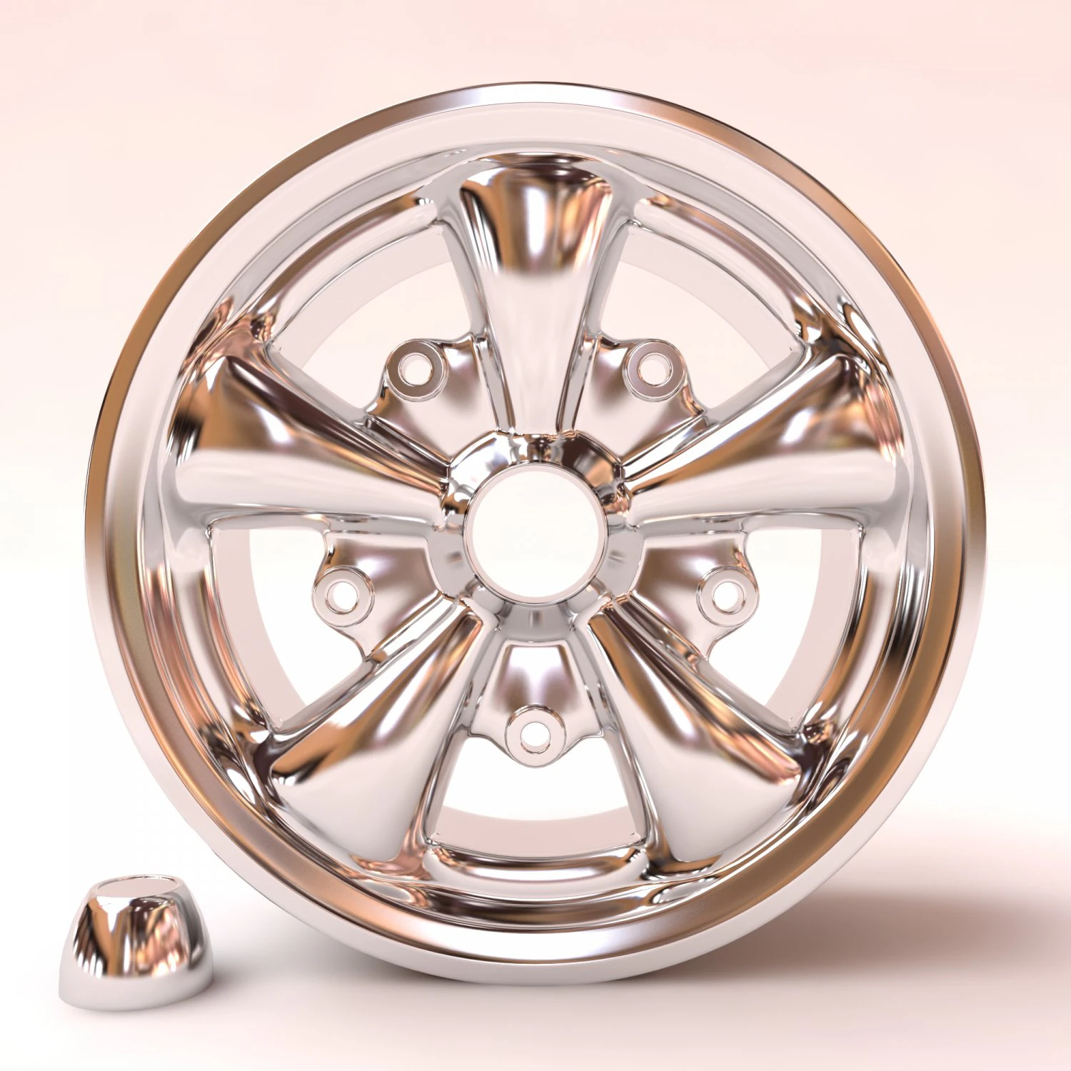 VW Empi 5 Spoke Wheels printable 3D Print Model .c4d .max .obj .3ds .fbx .stl .blend 