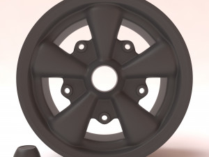 VW Empi 5 Spoke Wheels printable 3D प्रिंट मॉडल