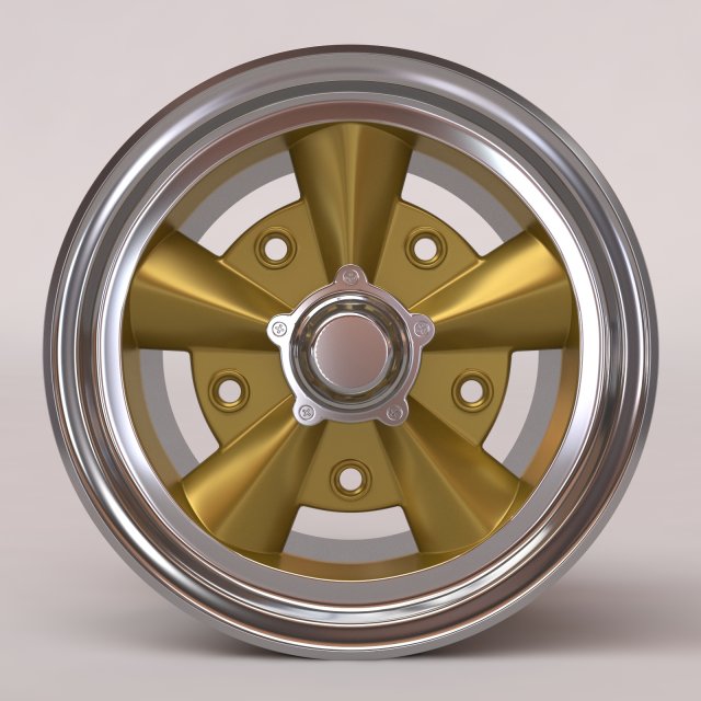 Enkei 5-Spoke Mag printable rim 3D printmodel .c4d .max .obj .3ds .fbx .stl .blend 