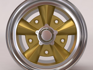 Enkei 5-Spoke Mag printable rim Modelo de impresión 3D