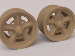 Enkei 5-Spoke Mag printable rim 3D printmodel