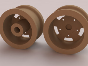 Enkei 5-Spoke Mag printable rim 3D printmodel