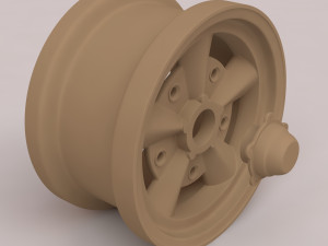 Enkei 5-Spoke Mag printable rim 3D printmodel