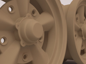 Enkei 5-Spoke Mag printable rim 3D printmodel