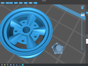 Enkei 5-Spoke Mag printable rim 3D printmodel