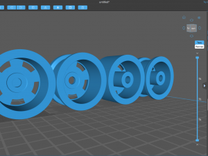 Enkei 5-Spoke Mag printable rim 3D printmodel