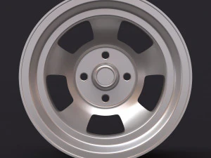 Jantes dianteiro-traseiras Wolfrace Slot Mag imprimíveis Modelo de Impressão 3D