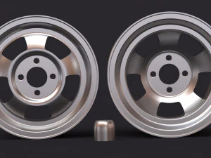 Wolfrace Slot Mag front-rear rims printable 3D Print Model