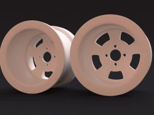 Wolfrace Slot Mag front-rear rims printable 3D Print Model