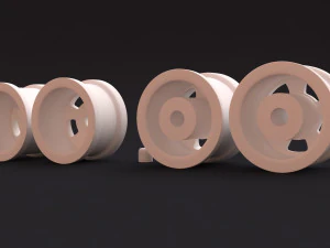 Wolfrace Slot Mag front-rear rims printable 3D Print Model