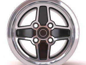 JBW RS4 velg bedrukbaar 3D printmodel