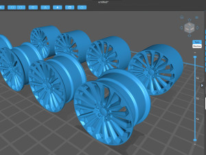 Audi E-Tron GT Rim printable 3D Print Model