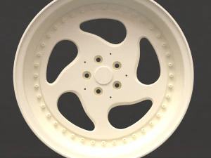 Carline CM6 printable rim 3D Print Model