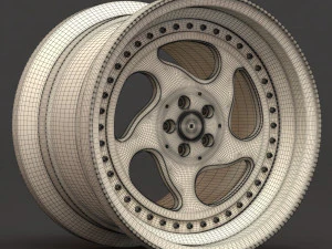 Carline CM6 printable rim 3D Print Model
