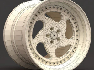 Carline CM6 printable rim 3D Print Model