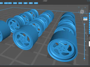 Carline CM6 printable rim 3D Print Model