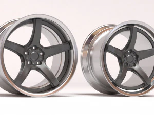 Work T5R 2P Wheel printable 3D Print Model