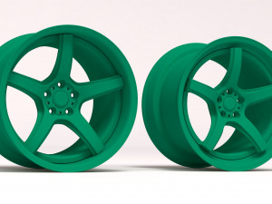 Work T5R 2P Wheel printable Modelo de Impressão 3D