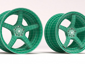 Work T5R 2P Wheel printable Modelo de Impressão 3D