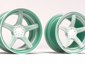 Work T5R 2P Wheel printable 3D Print Model