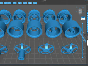 Work T5R 2P Wheel printable 3D Print Model