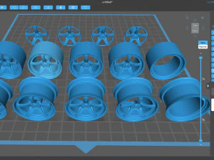 Work T5R 2P Wheel printable 3D Print Model