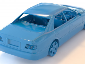 Toyota Chaser JZX100 scale print kit 3Dプリントモデル