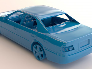 Toyota Chaser JZX100 scale print kit 3Dプリントモデル